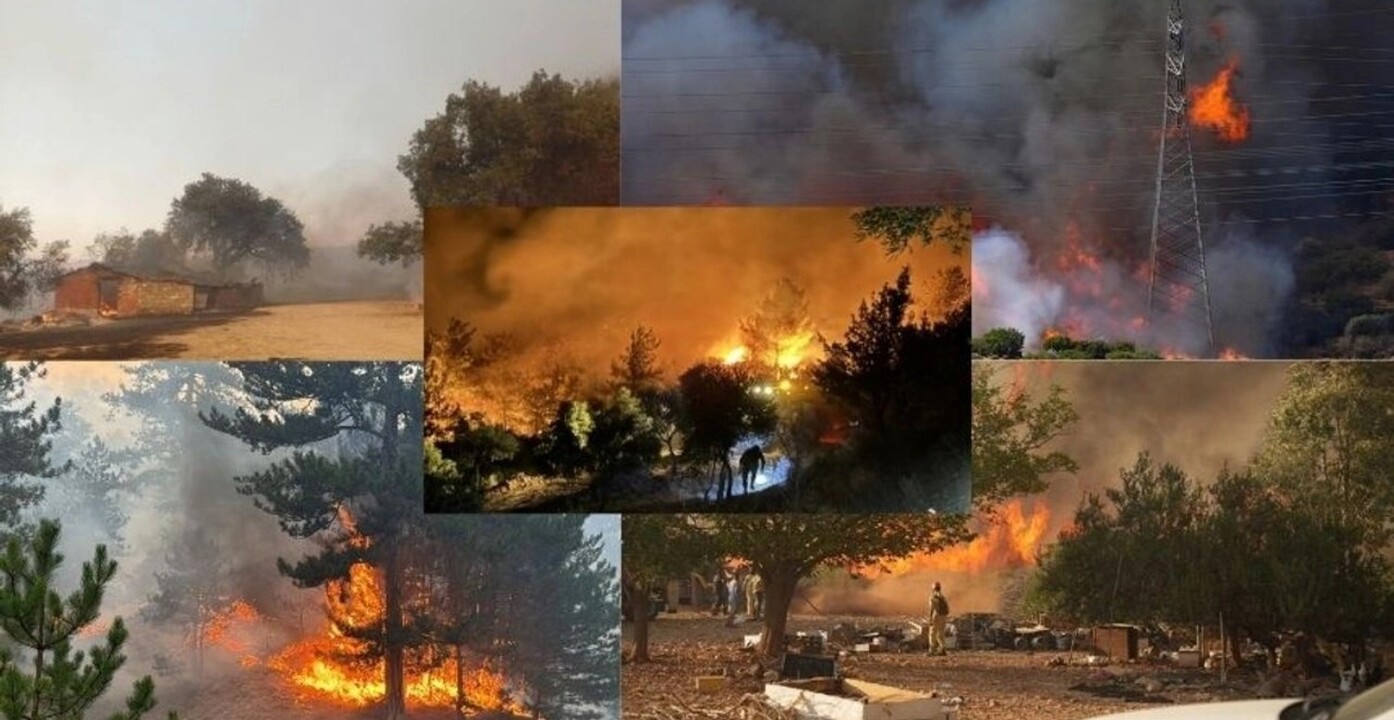 İzmir ve 5 ilde yangın: Vatandaşlar evsiz kaldı