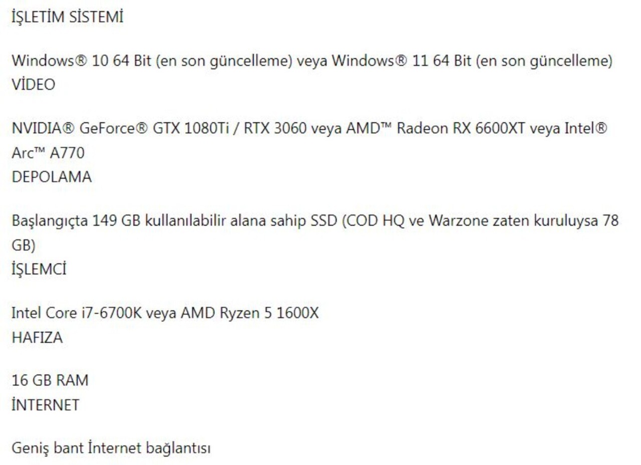Call of Duty Black Ops 6 PC sistem gereksinimleri belli oldu
