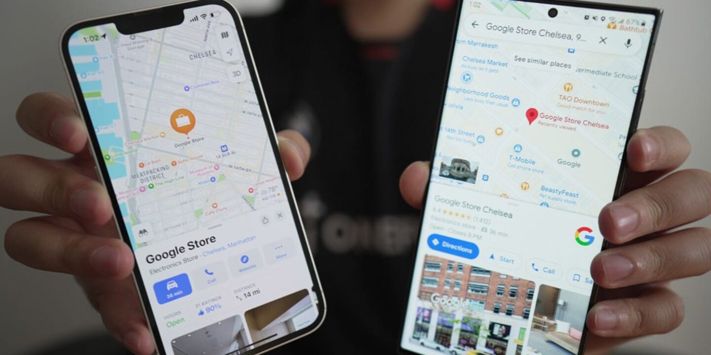 iphone google haritalar