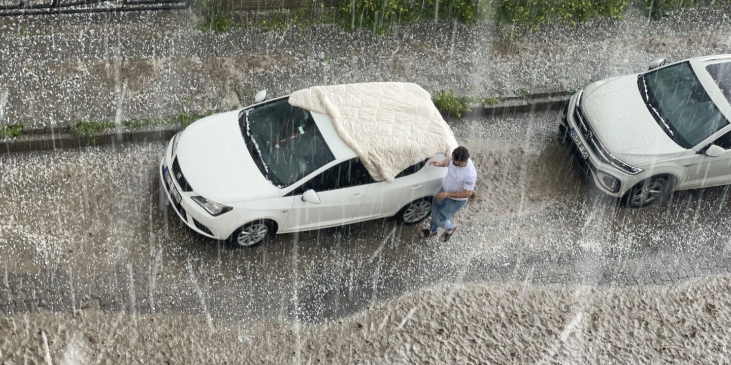 istanbul'da etkili yağış