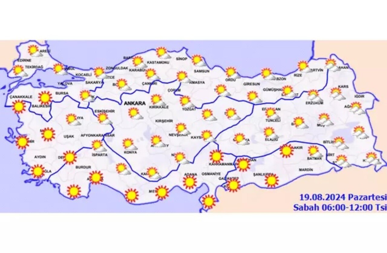 Meteoroloji aşırı sıcaklar için uyardı
