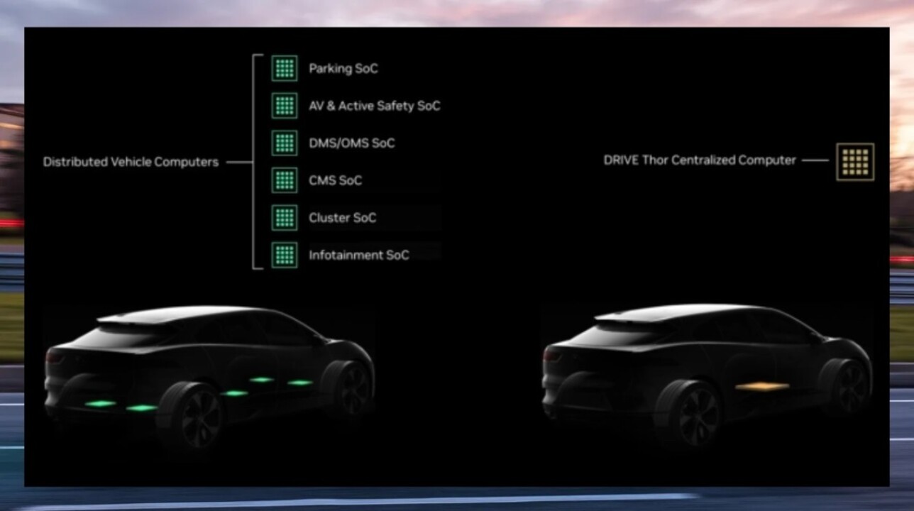 NVIDIA, Thor çipli elektrikli aracı 2025'te piyasaya sürecek