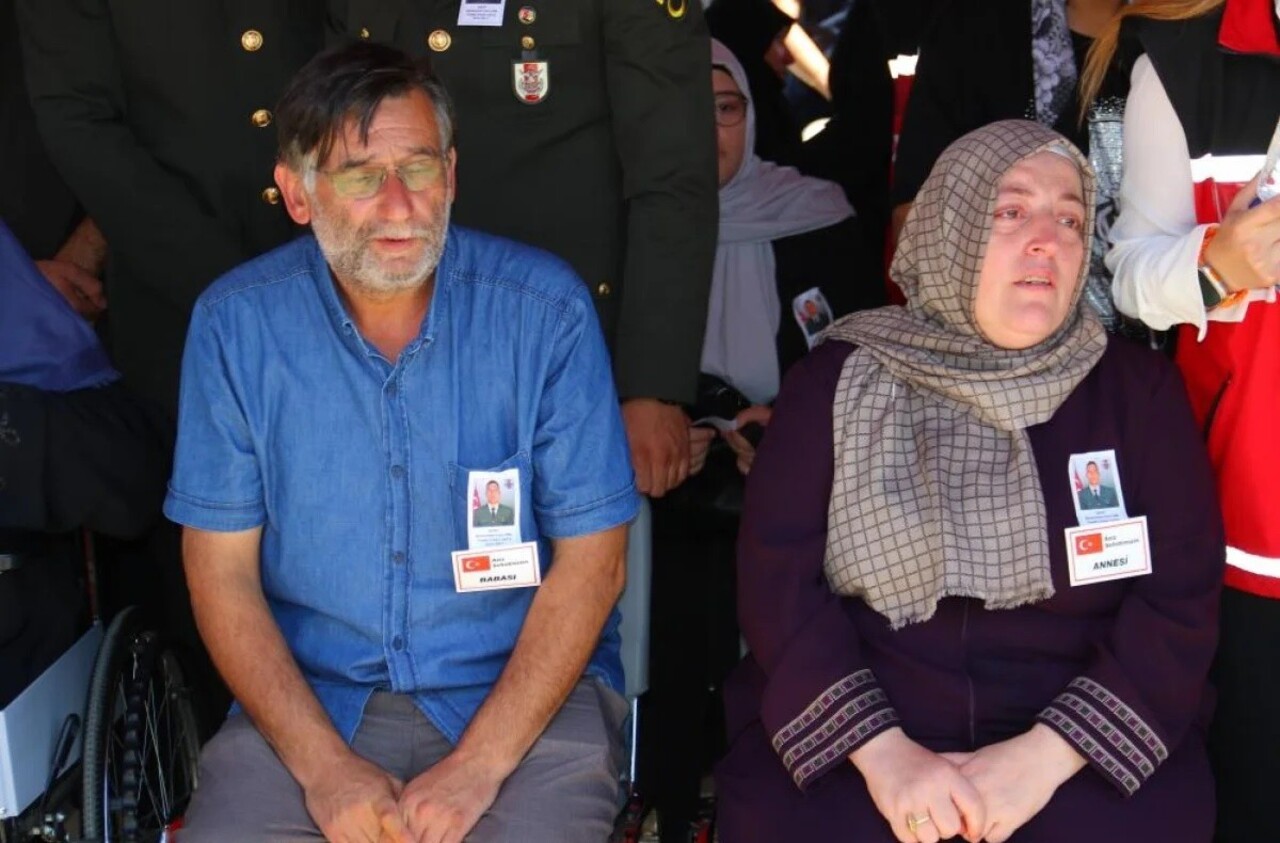 Şehit Uzman Çavuş Muhammed Emin Önk Ankara'da son yolcuğuna uğurlandı