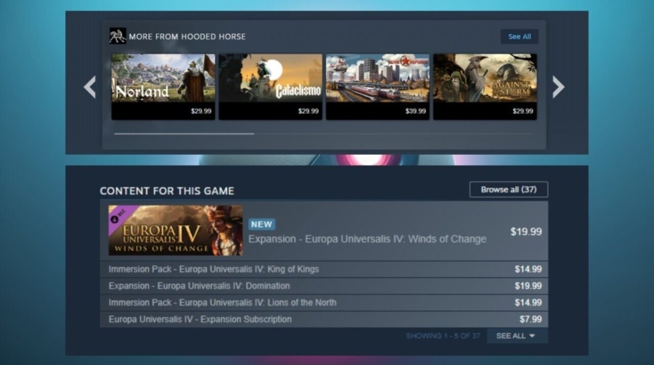 Steam'de sevindiren özellik Öneriler gösterilecek